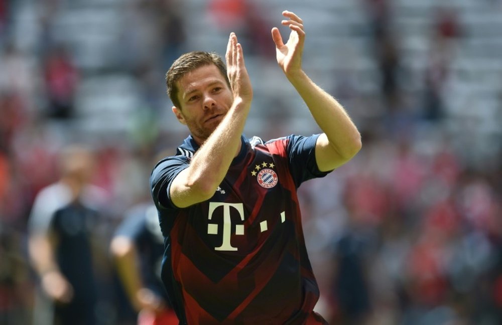Xabi Alonso podría volver al Bayern de Múnich. AFP