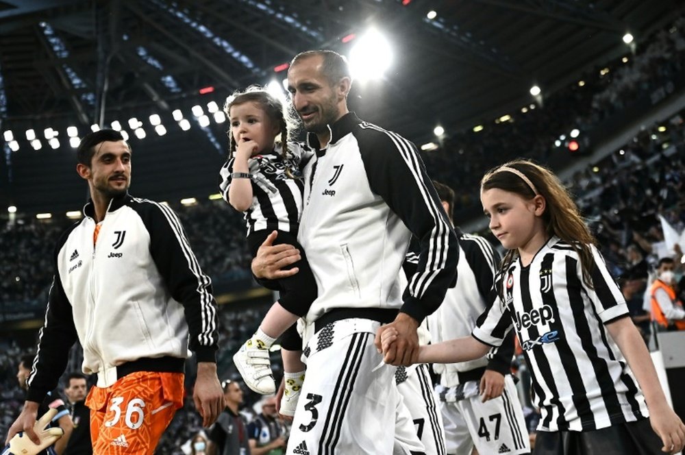 Giorgio Chiellini, de retour à la Juventus ? AFP