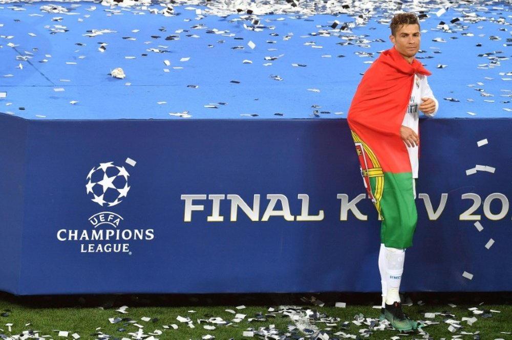 A última dança de Cristiano Ronaldo. AFP