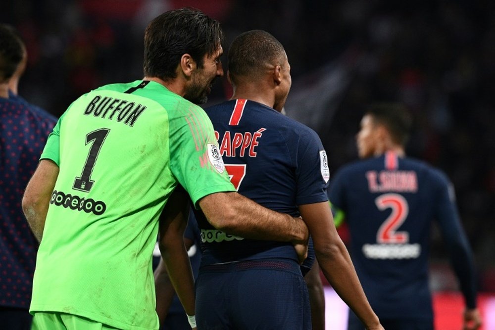 Mbappe and Buffon will return to the starting XI. AFP