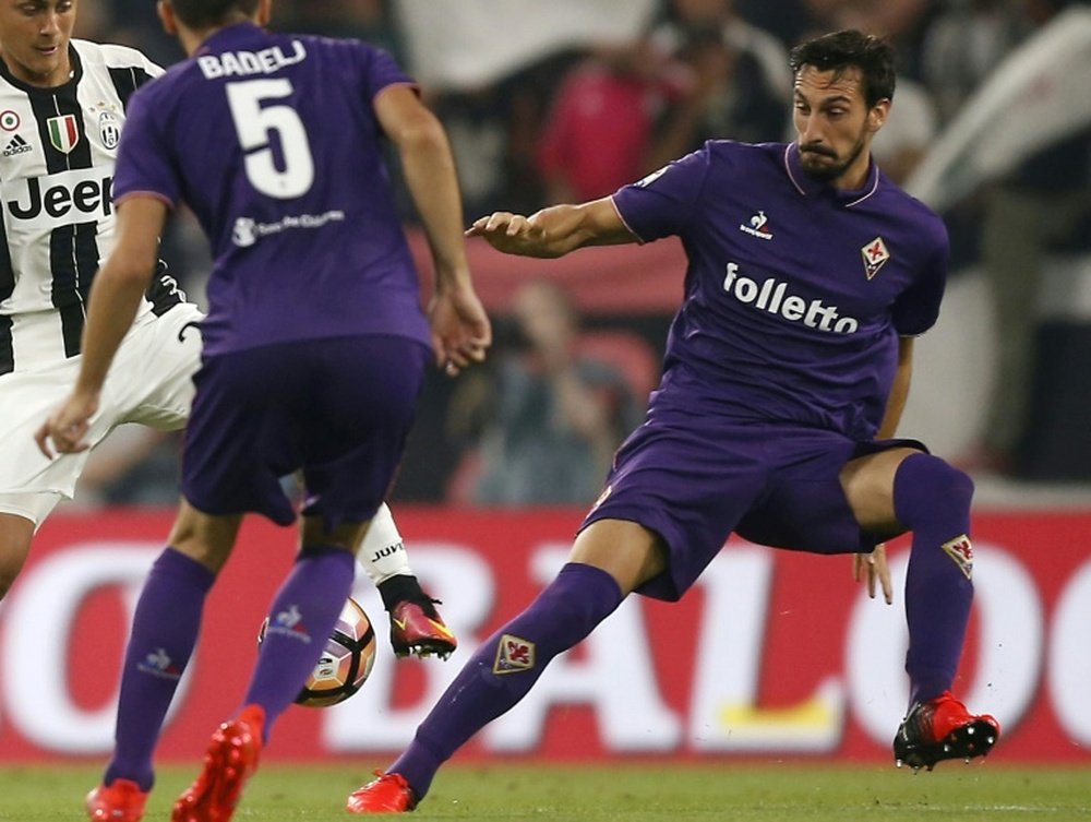 Astori pasó los últimos años de su carrera en la Fiorentina. AFP