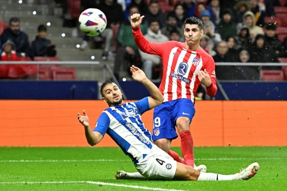 A MLS bate à porta de Morata. AFP
