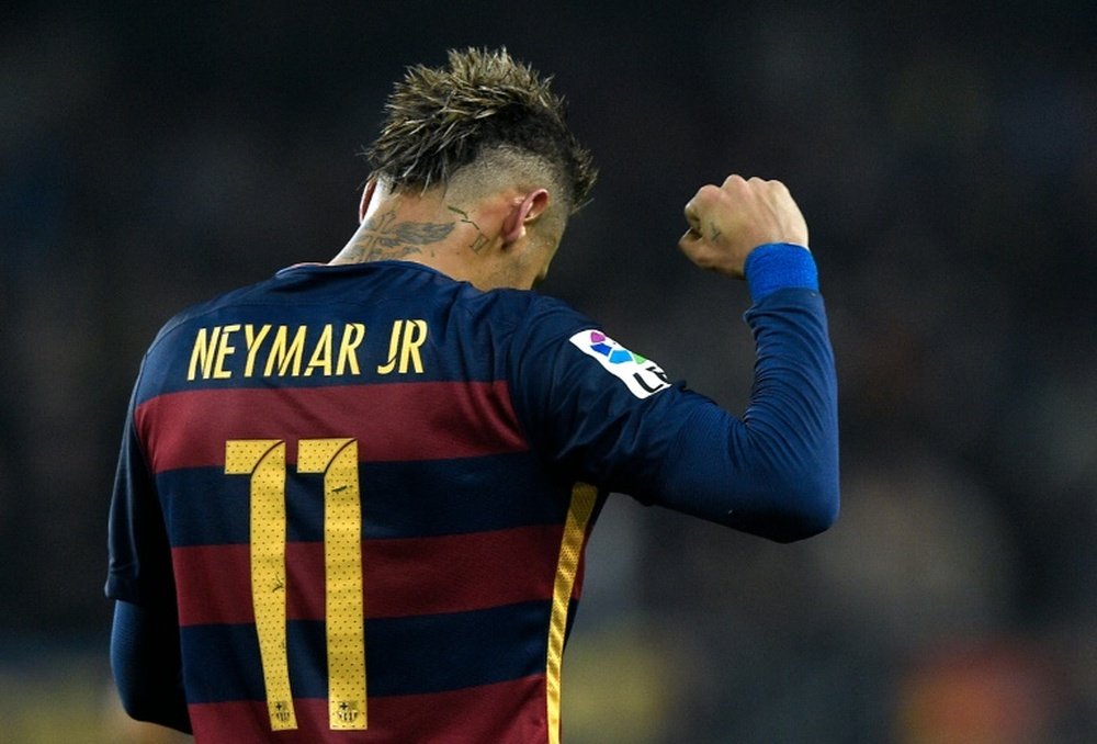 Neymar, à Barcelone, le 27 janvier 2016. AFP