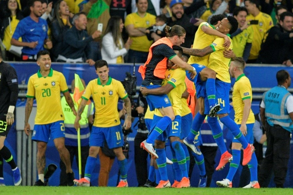 Brasil é campeão da Copa América 2019. AFP