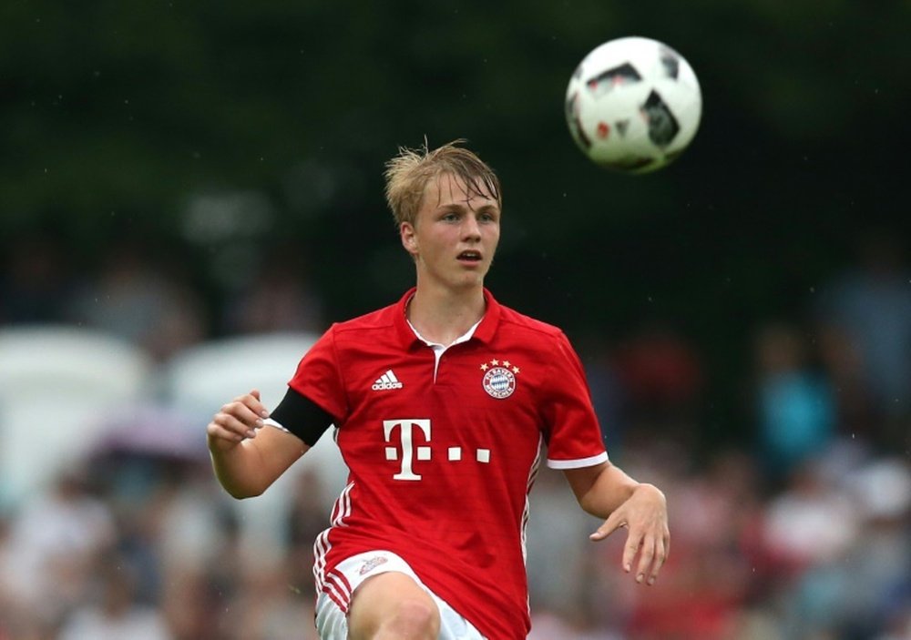 Felix Götze, hermano de Mario y jugador del Bayern. AFP