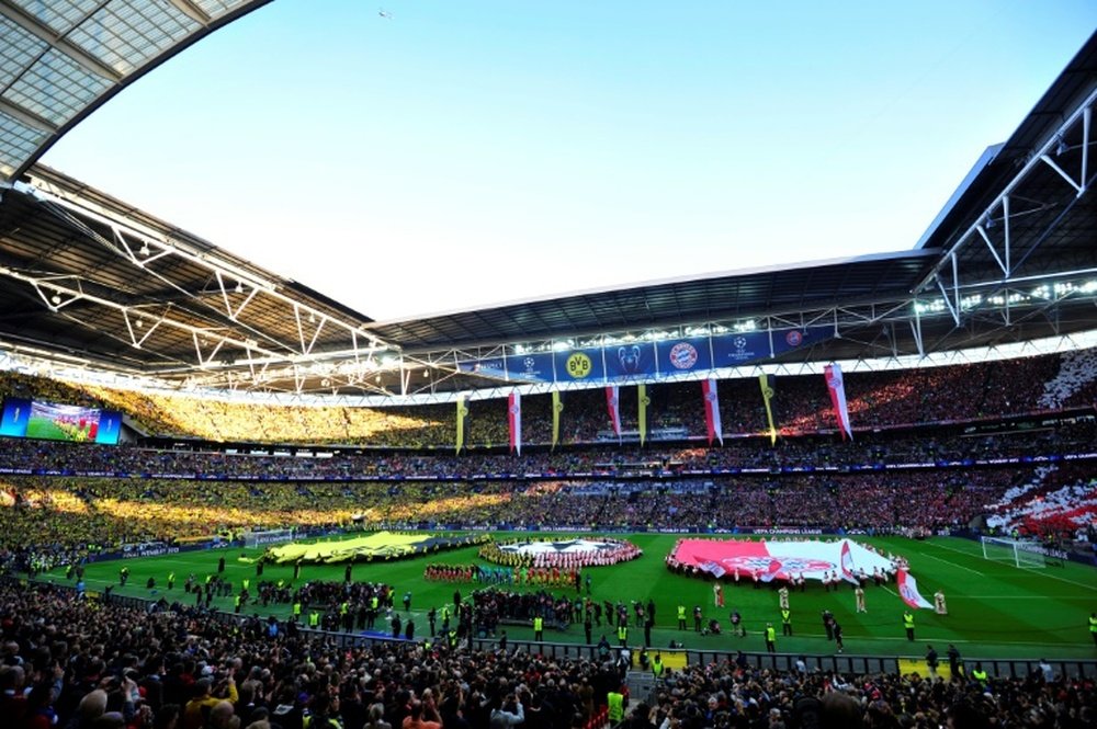 Wembley hosted the 2013 Champions League final. AFP