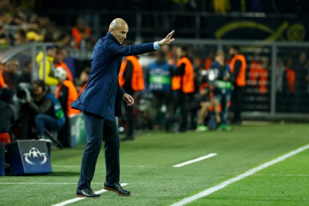 Zidane habló sobre un posible duelo con el PSG. AFP