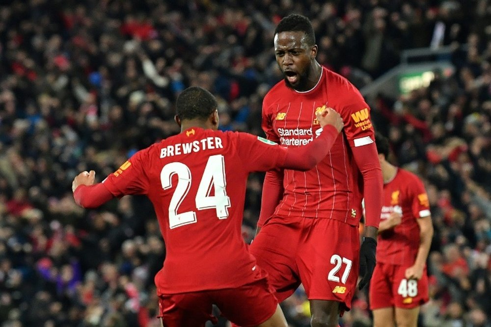 El Liverpool cuenta sus partidos en Premier League por puntos. AFP
