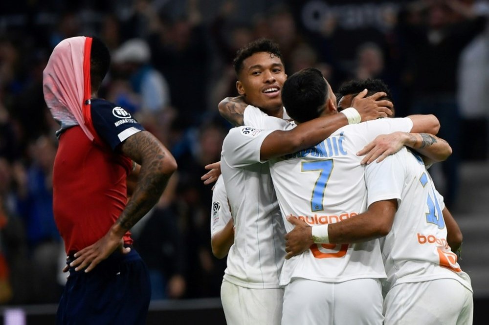 Les compos officielles du match de Ligue 1 entre Lille et Marseille. AFP