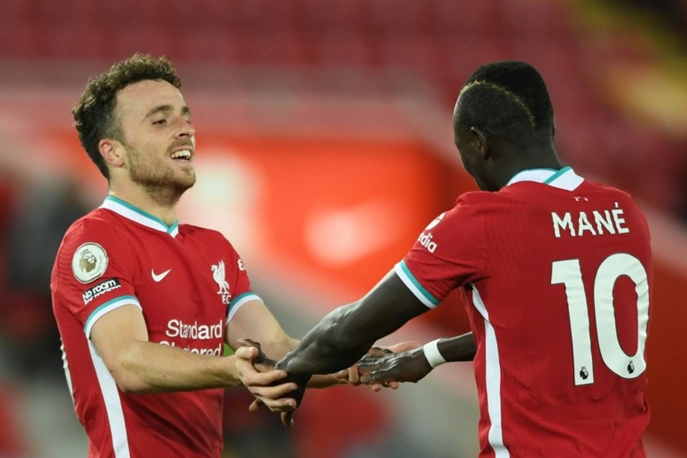 Liverpool's Diogo Jota spoke about his past at Atletico. AFP