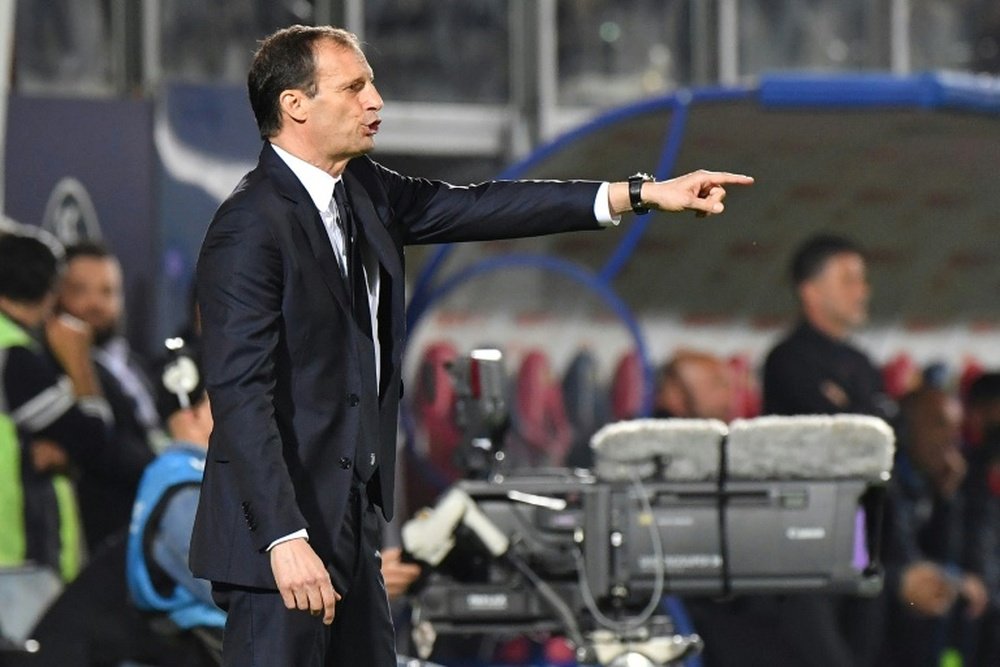 Allegri refused to place such importance on the title decider. AFP
