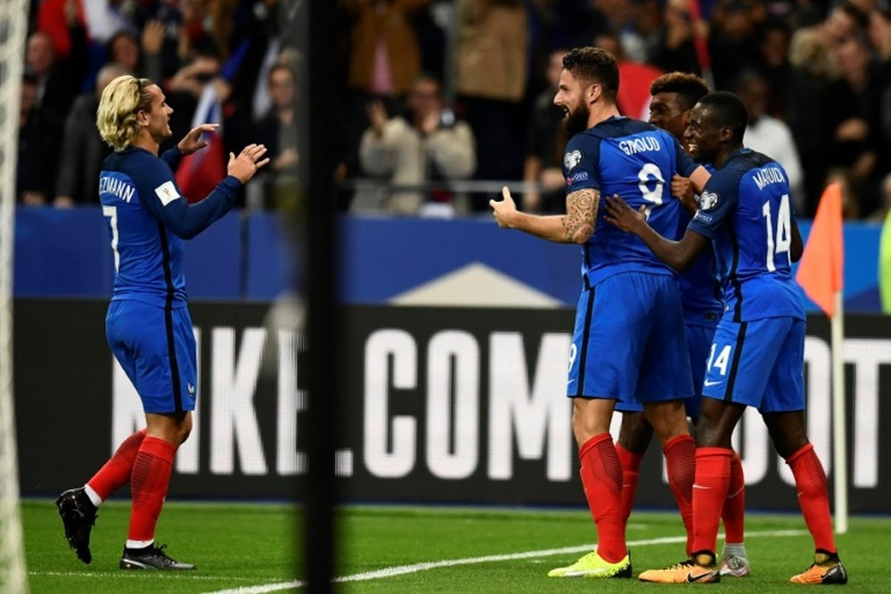 Francia quiere preparar el Mundial midiéndose a rivales de empaque. AFP/Archivo