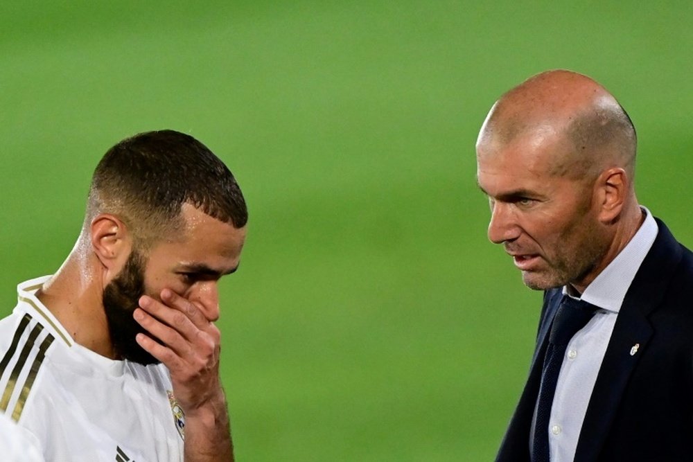 Zidane y Benzema, representantes franceses y claves en el triunfo. AFP