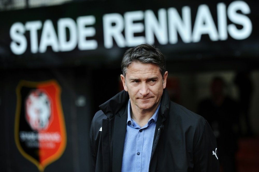 Philippe Montanier, tras dejar el Rennes, podría seguir en Francia. AFP