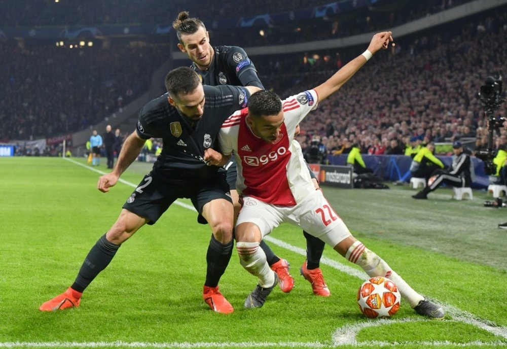 Ziyech no contempla marcharse al Sevilla. AFP