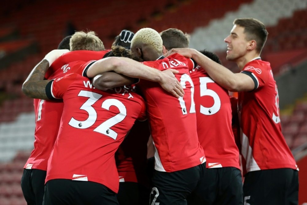 Le match de FA Cup Southampton - Shrewsbury reporté à cause de la Covid-19. AFP
