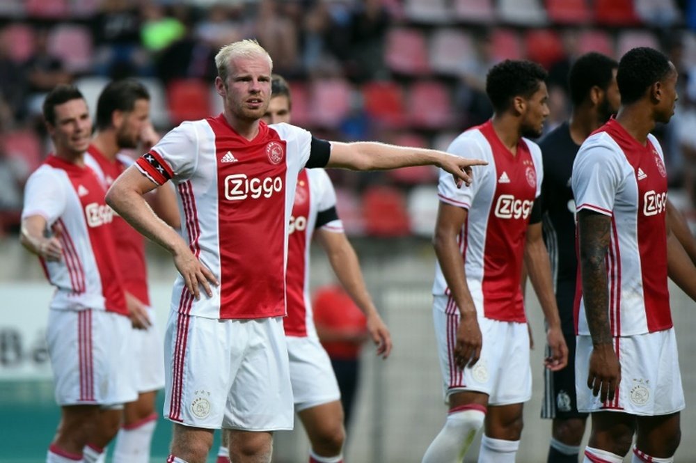 El Ajax empató a 1 ante el PAOK de Salónica. AFP