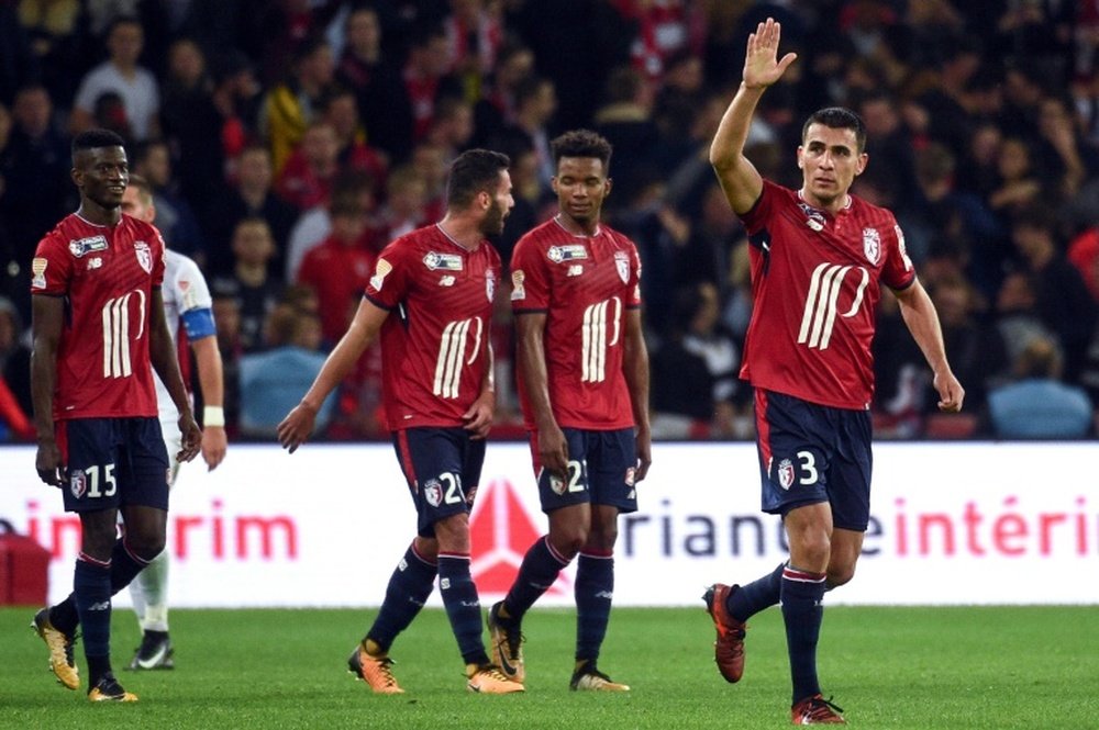 Junior Alonso will leave French side Lille. AFP