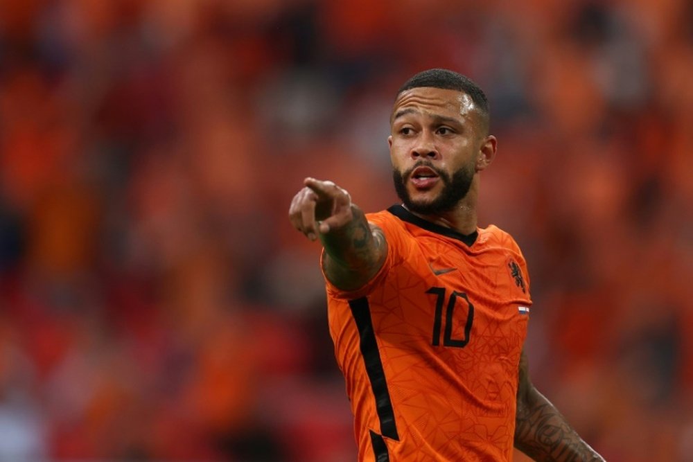 Barcelona have slapped a hefty release clause on new signing Depay. AFP