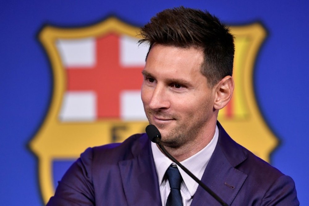 Messi a souhaité un bon anniversaire au Barça. AFP
