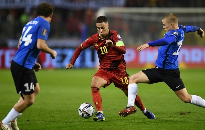 Roberto Martinez believes Eden Hazard will do a lot more for Real Madrid next season. AFP