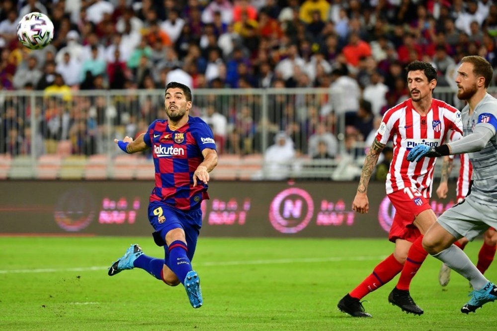 Luis Suárez habría dado el visto bueno a la propuesta del Atlético. AFP