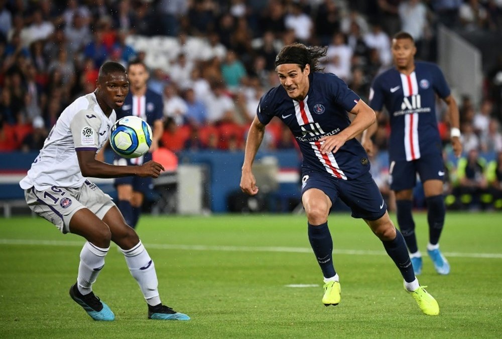 Cavani could be in shape for PSG's first UCL encounter. AFP