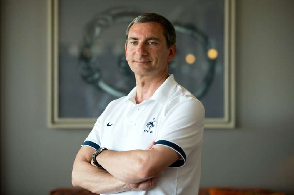 Pascal Garibian, le responsable de larbitrage à la Fédération française de football. AFP