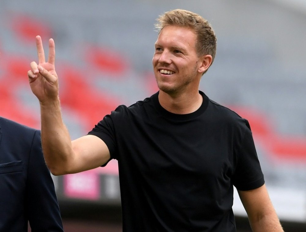 Técnico do Bayern está feliz pelo 5 a 0 contra o Hertha Berlim. AFP