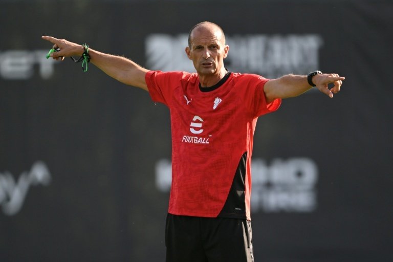 Allegri ha parlato in conferenza. AFP