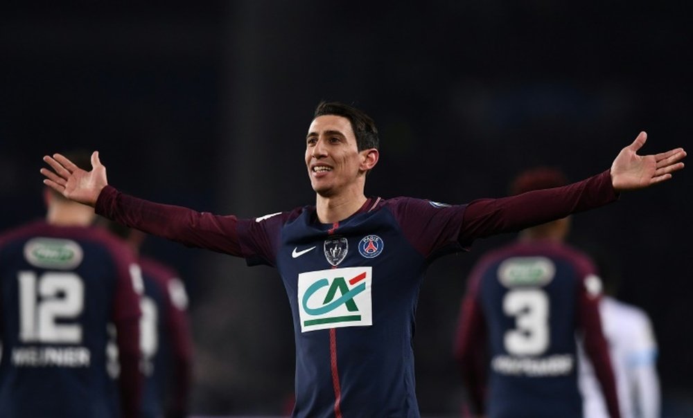Di Maria will be in the spotlight on Tuesday. AFP