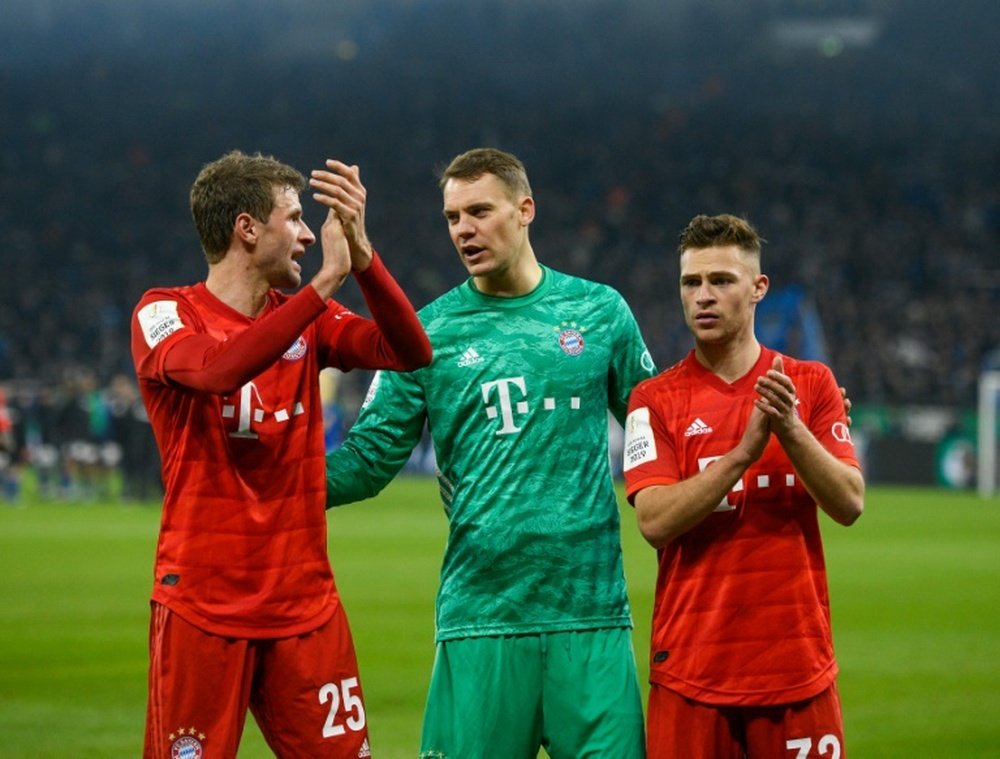 Kompany praised Bayern's veterans such as Manuel Neuer and Thomas Muller. AFP