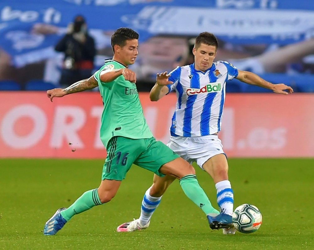 James Rodriguez still hoping for a move to Atletico. AFP