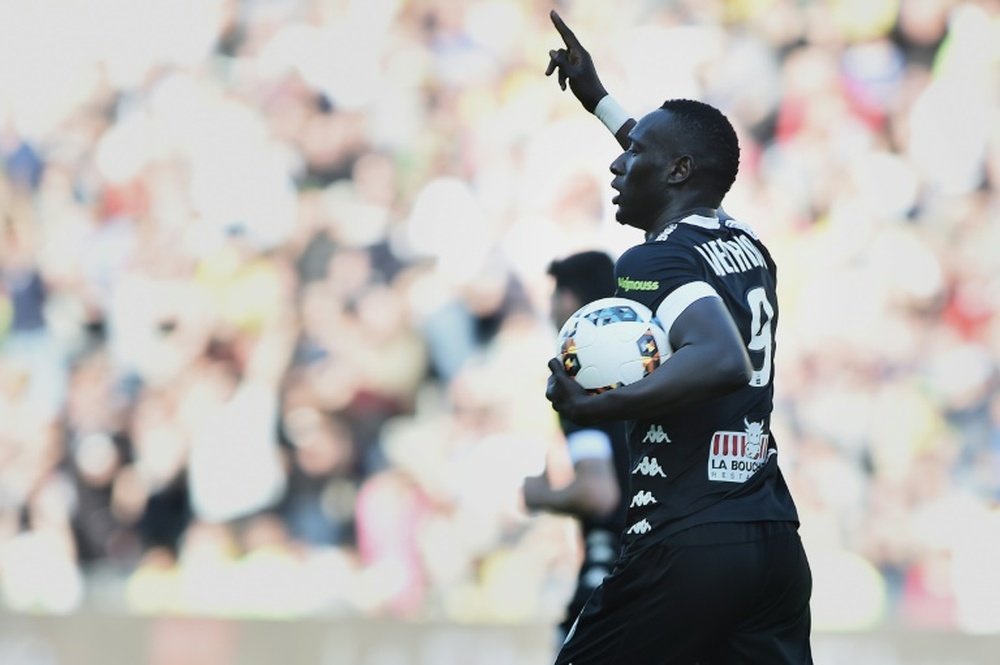 The former Angers striker will start next season in the stands. AFP