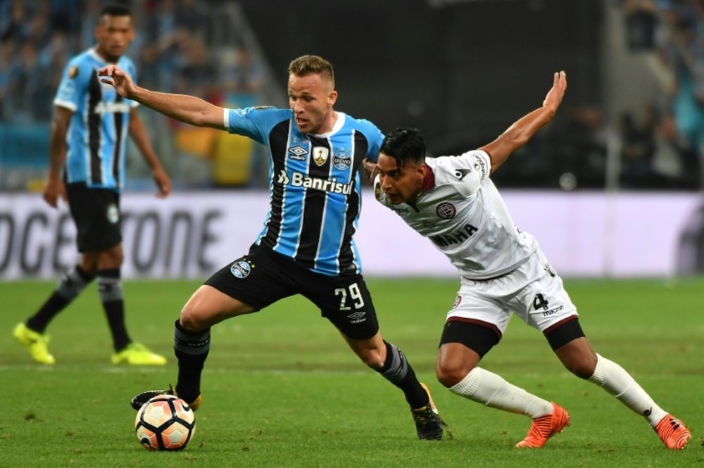 Arthur has sealed the move from Porto Alegre early. AFP