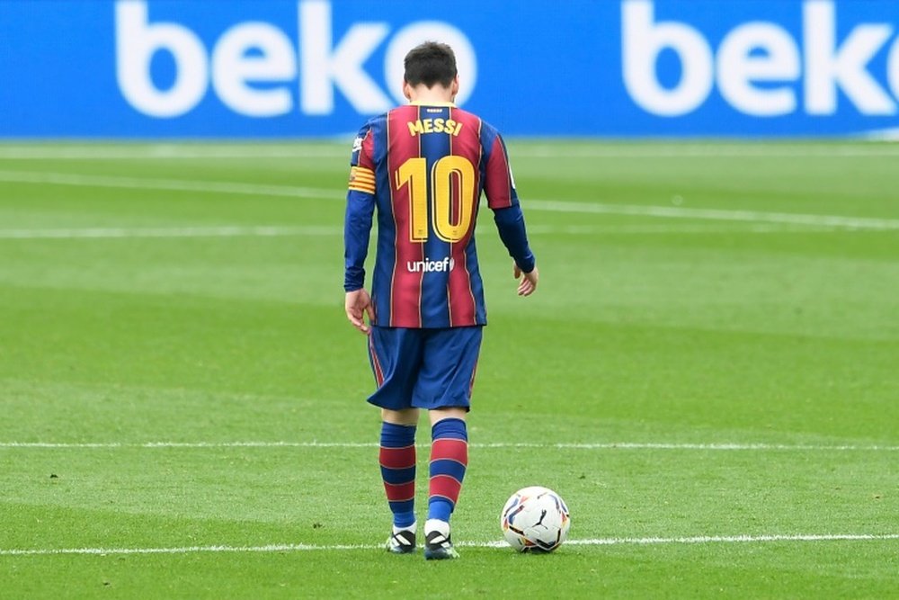 Messi dépasse le nombre d'apparitions en Liga avec Barcelone. afp
