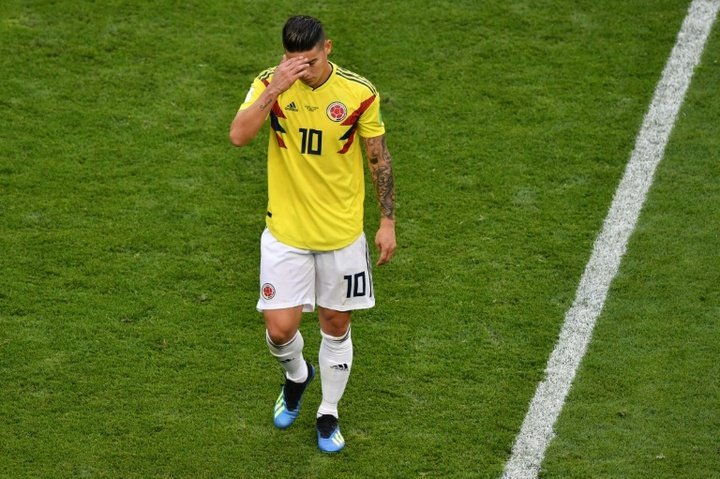Le Colombien James Rodriguez absent du onze de départ contre l'Angleterre