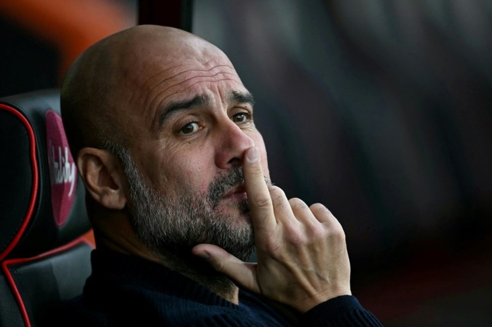 Un Iraola vs Guardiola en los cuartos de final de la FA Cup. AFP