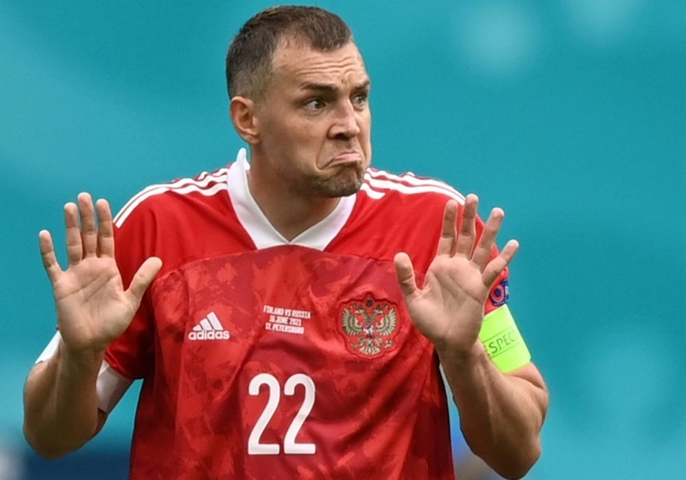 Dzyuba non prende parte al ritiro con la Russia. AFP