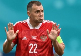 Dzyuba recusa-se a jogar com a Rússia e pede para não ser convocado.AFP