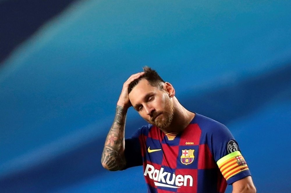 Leo Messi no atraviesa, ni de cerca, su mejor momento en el Barça. AFP/Archivo
