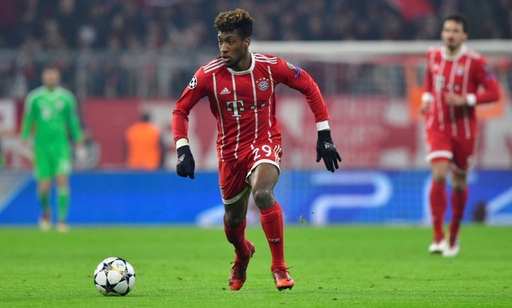 Coman is thought to be a target for Arsenal. AFP