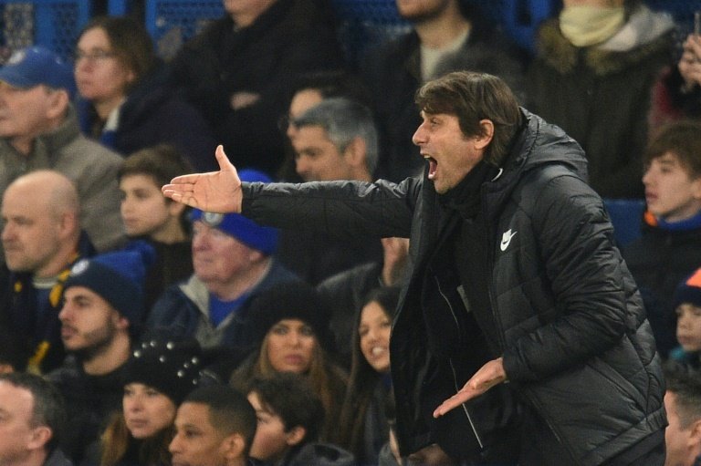 Conte: Three strikers the minimum. AFP