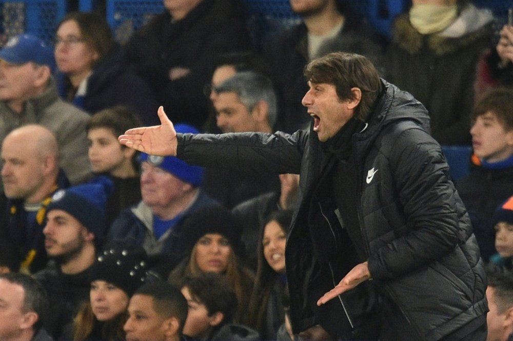Conte: Three strikers the minimum. AFP