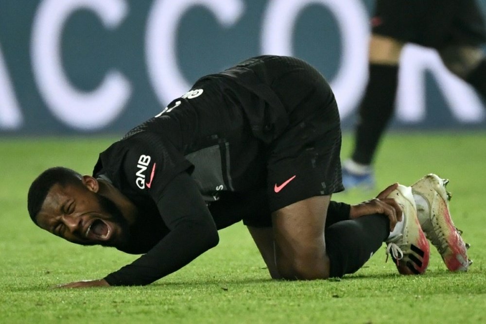 La piste Wijnaldum est au beau fixe dans les rangs de la Roma. AFP