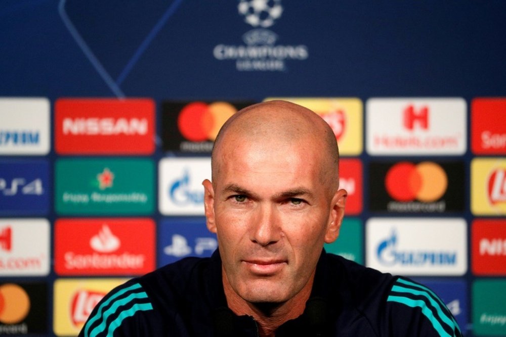 Zidane manda mensagem aos fãs. AFP