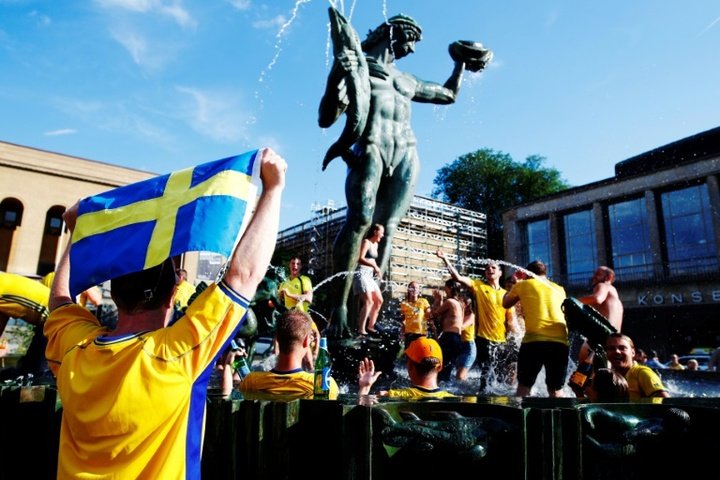 La Suède en fête à l'issue d'une victoire inespérée