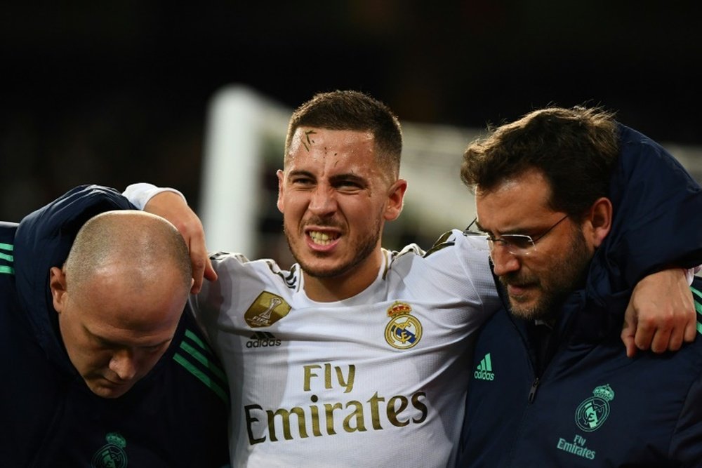 Hazard to miss Madrid derby. AFP