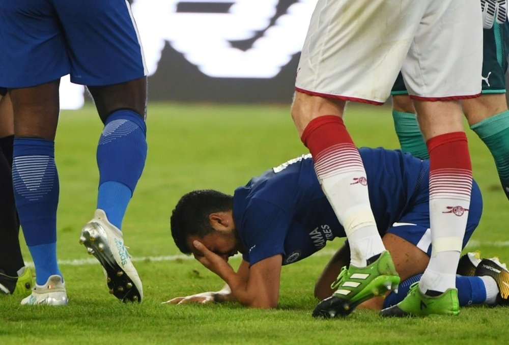 Pedro se lesionó y no pudo jugar ante el Norwich. AFP
