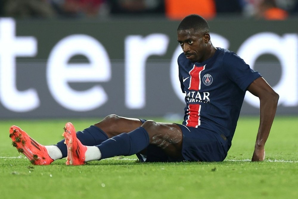 Dembélé écarté du groupe contre Arsenal. AFP
